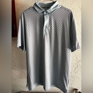 Walter Hagen Golf Polo Shirt Men's Medium Blue Short Sleeve Stretch lightweight